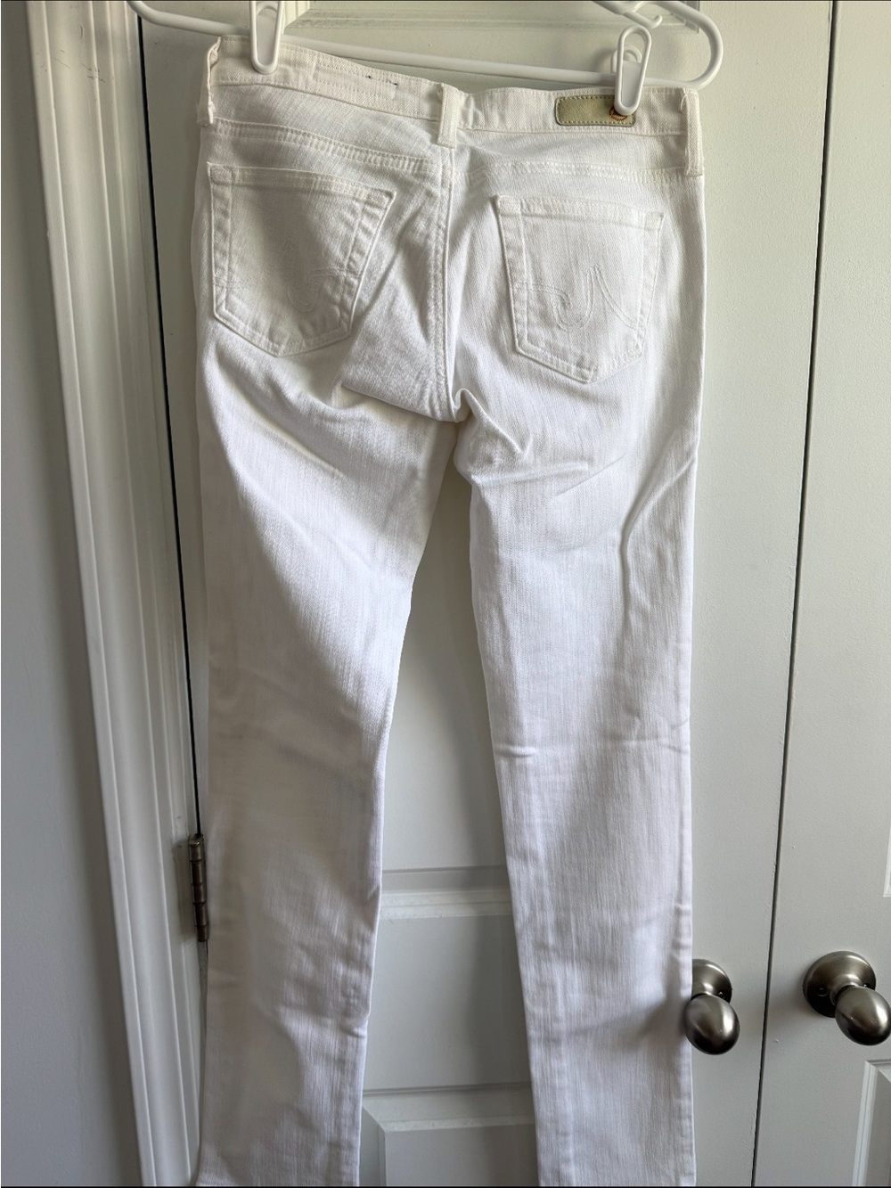 Women’s White Boot Cut Jeans - Clean Stretch Denim